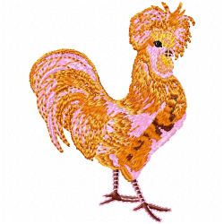 Chickens And Roosters Embroidery Design 12 Chickens And Roosters Embroidery Design 12
